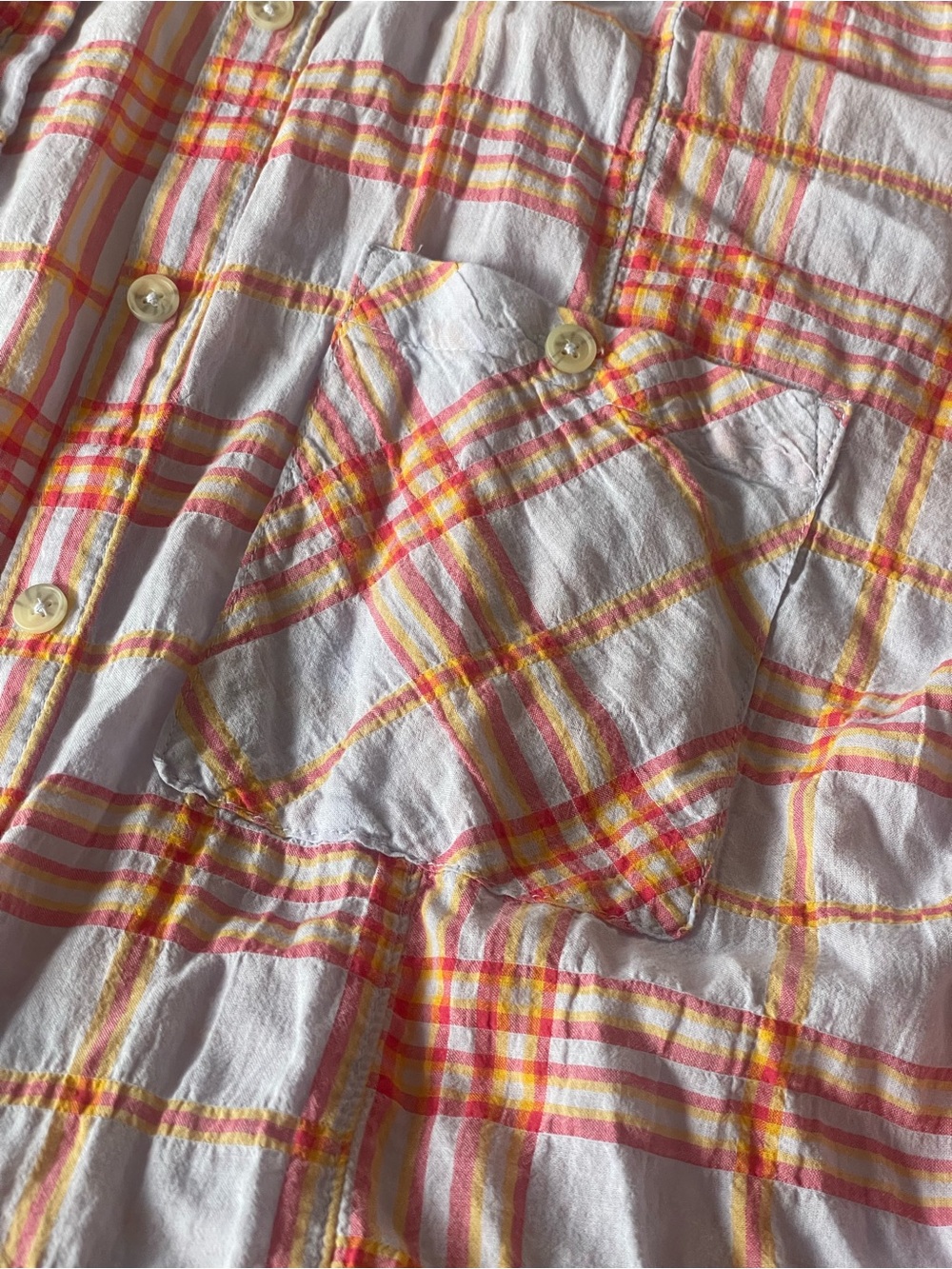 BDG Urban Outfitters Plaid Button-Up Shirt - Size S - Picture 6 of 6